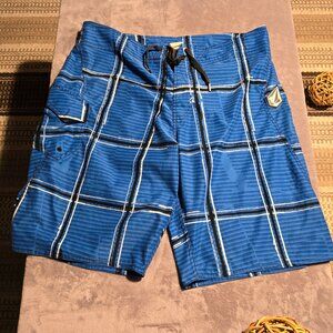 VOLCOM mens swim trunks blue